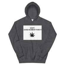 Load image into Gallery viewer, Mary, Juana numb my pain???: Unisex Hoodie